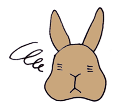 Funny bunny sticker #275643