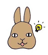 Funny bunny sticker #275645