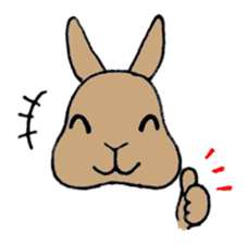 Funny bunny sticker #275659