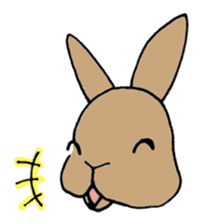 Funny bunny sticker #275664