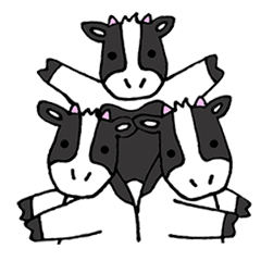 Cow Set By Natasha