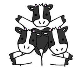 Cow Set sticker #275985