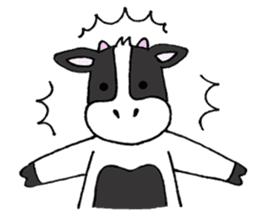 Cow Set sticker #275989