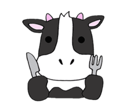 Cow Set sticker #276010