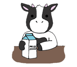 Cow Set sticker #276011