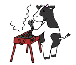 Cow Set sticker #276023