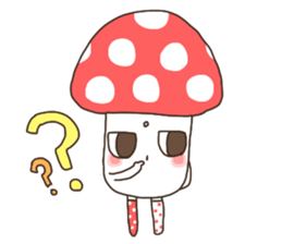 Enokki and Funny mushroom sticker #276251