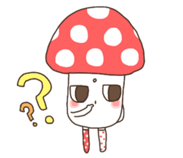 Enokki and Funny mushroom sticker #276251