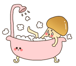 Enokki and Funny mushroom sticker #276256