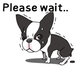 snub nosed dogs love!(English Version) sticker #277186