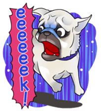 snub nosed dogs love!(English Version) sticker #277205