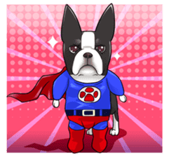 snub nosed dogs love!(English Version) sticker #277206