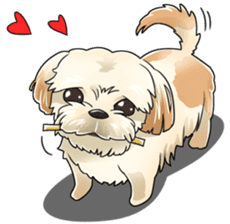 snub nosed dogs love!(English Version) sticker #277209