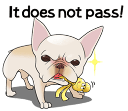 snub nosed dogs love!(English Version) sticker #277213