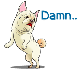 snub nosed dogs love!(English Version) sticker #277215