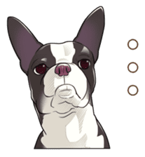 snub nosed dogs love!(English Version) sticker #277216
