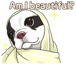 snub nosed dogs love!(English Version) sticker #277218