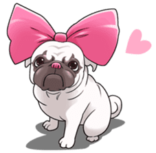 snub nosed dogs love!(English Version) sticker #277221