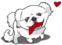 snub nosed dogs love!(English Version) sticker #277224