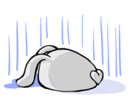 Heart Tail Rabbit sticker #277236