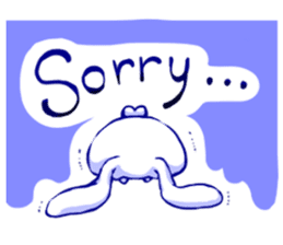 Heart Tail Rabbit sticker #277246