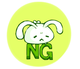 Heart Tail Rabbit sticker #277248