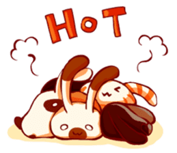 Heart Tail Rabbit sticker #277249