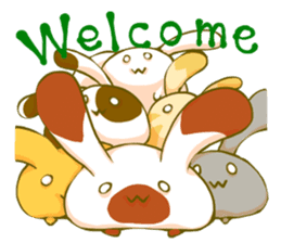 Heart Tail Rabbit sticker #277252