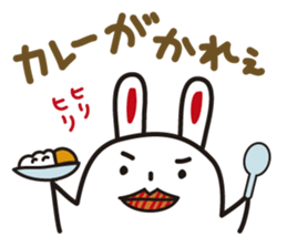 Pretty rabbit sticker #277549