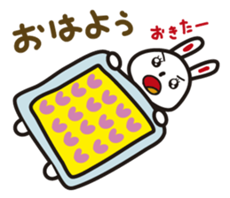 Pretty rabbit sticker #277551