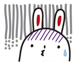 Pretty rabbit sticker #277552