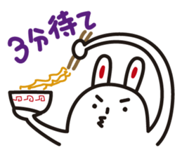 Pretty rabbit sticker #277556