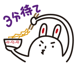 Pretty rabbit sticker #277556