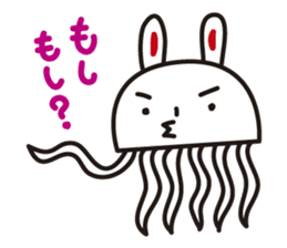 Pretty rabbit sticker #277560