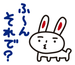 Pretty rabbit sticker #277563