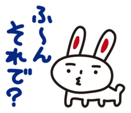 Pretty rabbit sticker #277563