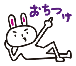 Pretty rabbit sticker #277570
