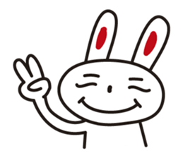 Pretty rabbit sticker #277575