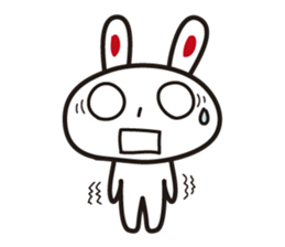 Pretty rabbit sticker #277576