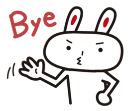 Pretty rabbit sticker #277577