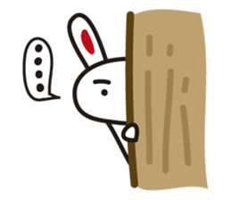 Pretty rabbit sticker #277578