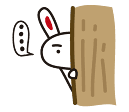 Pretty rabbit sticker #277578