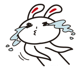 Pretty rabbit sticker #277581