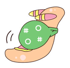 Cutie sea slug sticker #277676