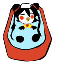 Penguin sister Japanese version sticker #277791