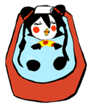 Penguin sister Japanese version sticker #277791