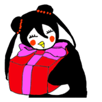 Penguin sister Japanese version sticker #277797