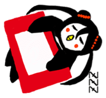 Penguin sister Japanese version sticker #277819