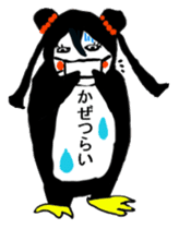 Penguin sister Japanese version sticker #277821