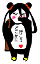 Penguin sister Japanese version sticker #277824